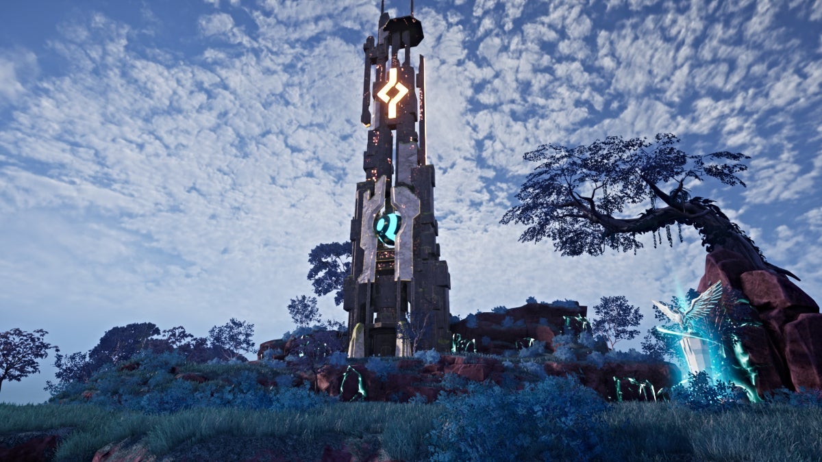 Azure Covenant Tower — Auri & Shaolong